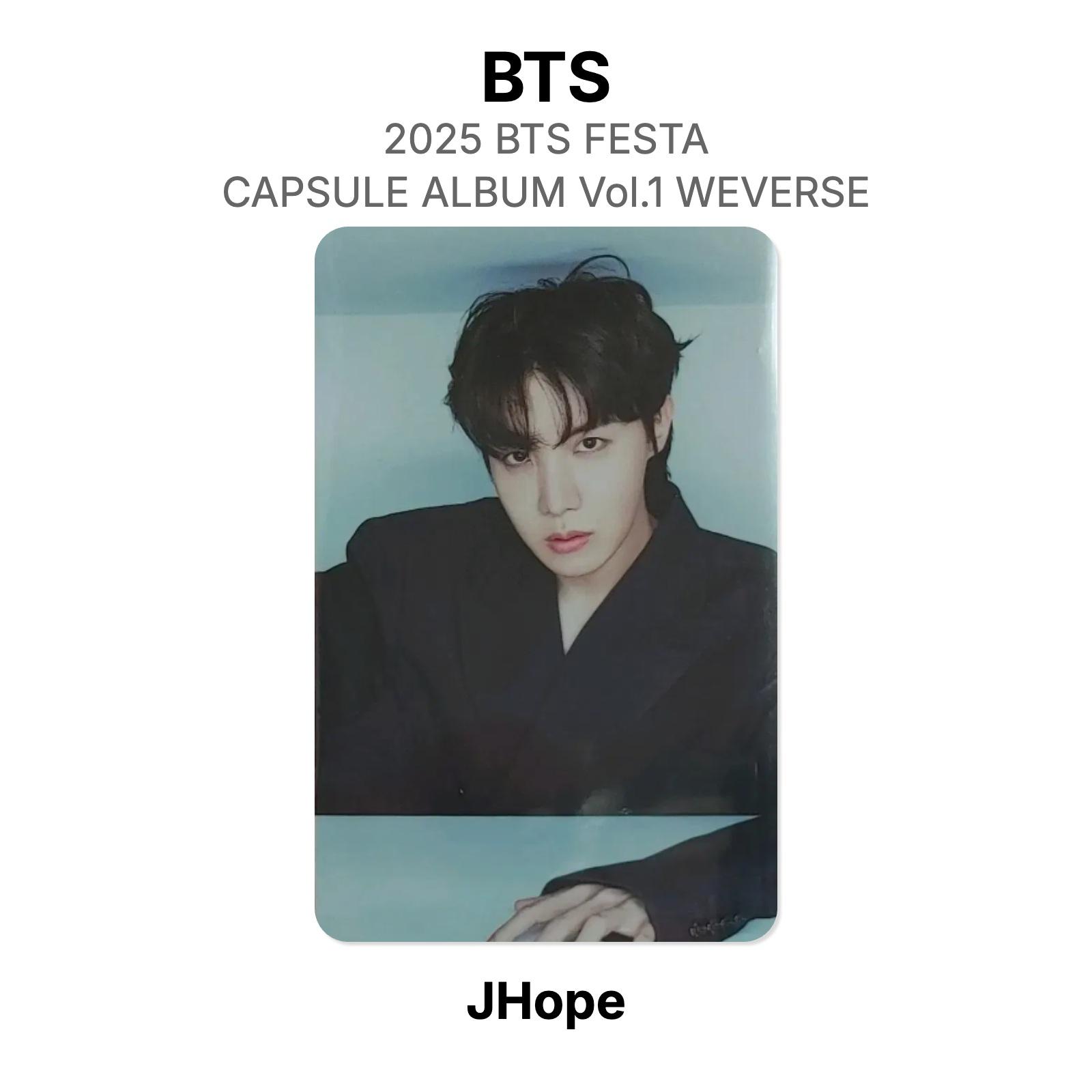BTS 2025 BTS FESTA : CAPSULE ALBUM Vol.1 WEVERSE Official Photocard J-Hope
