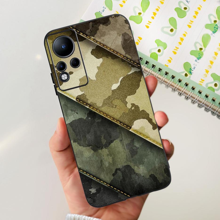 For Infinix Note 11 Case X663 X663B Stylish Painted Back Cover 6.7'' Shockproof Phone Case For Infinix Note 11 Note11 Soft Shell