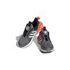 New Adidas Rapidasport BOA Low Top Running Shoes Gray Orange Kids' HP2765