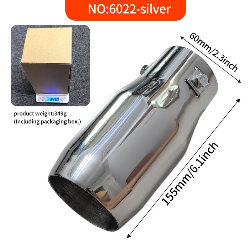 Stainless Steel Tailpipe for 6022 Jimny, Yueyue, Yuexiang M4, M2, Yingzhi, Hongguang, Cupid Cars