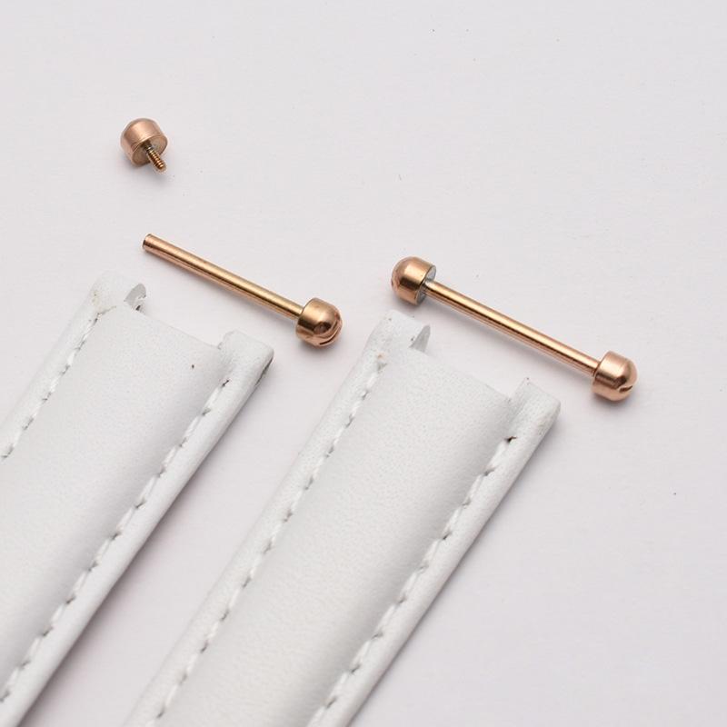 2 Pieces/set Watch Screw Tube Stem for Watch, for Smart Watch Stem Link Kit for 16mm 18mm 20mm 22mm Band Strap