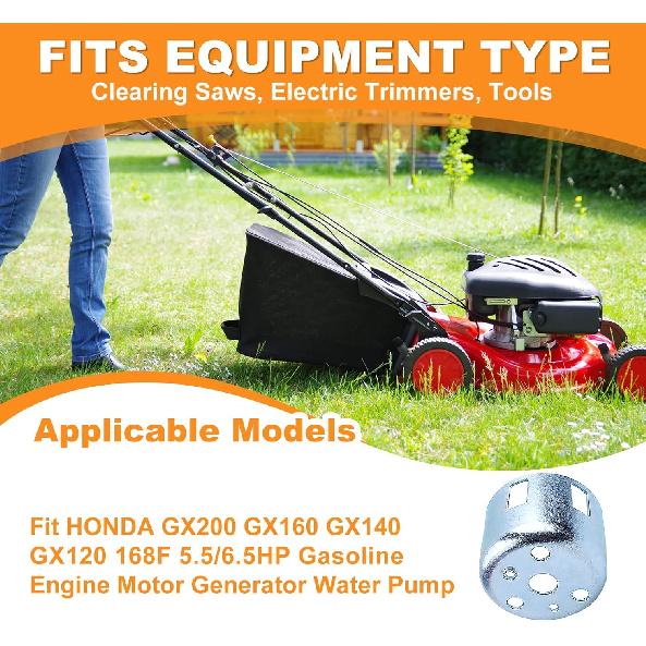 HAISHINE 3Pcs/lot Recoil Starter Flange Cup Fit Honda GX200 GX160 GX140 GX120 168F 5.5/6.5HP Engine Motors Gasoline Generator Parts