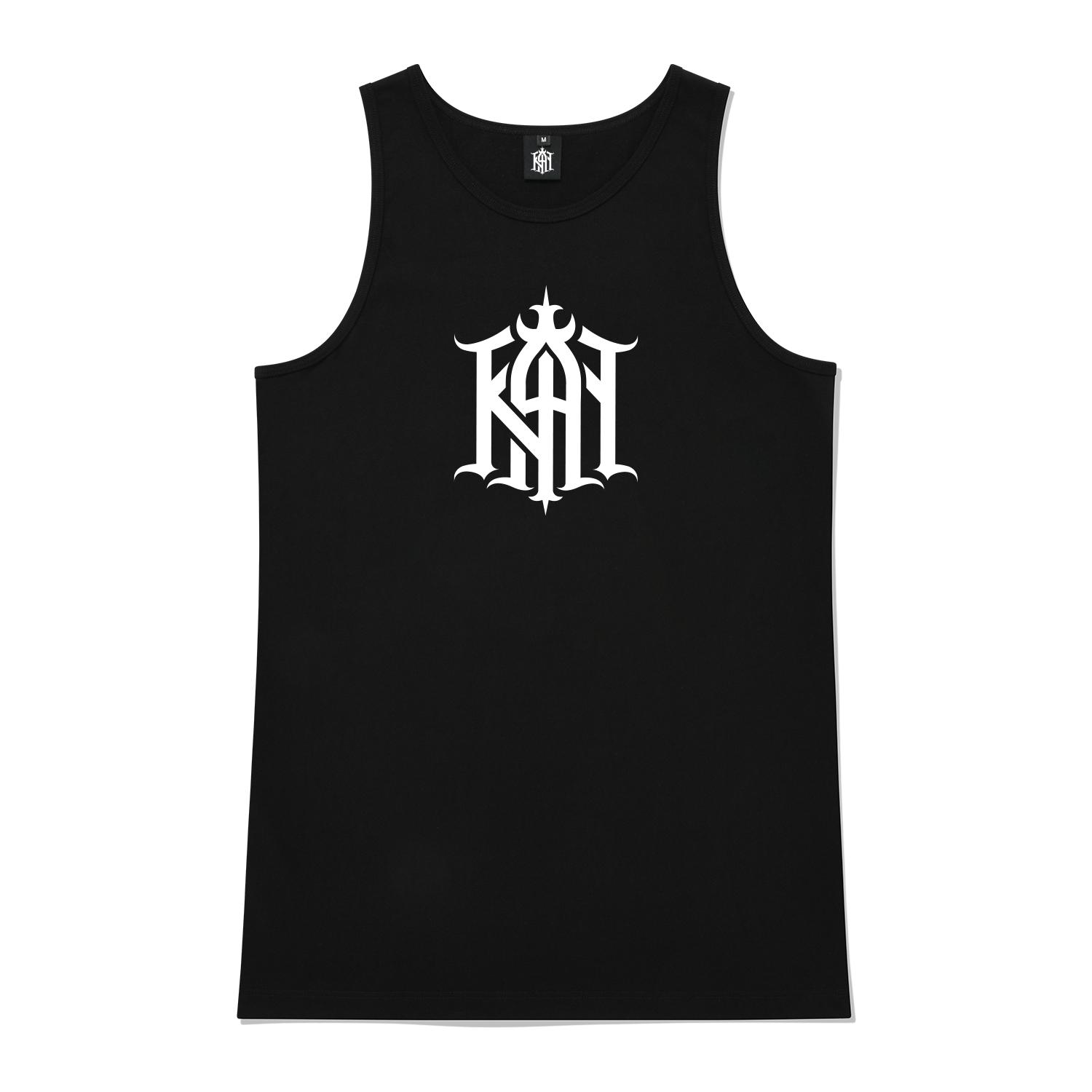 Khan 6312 Ksb0002 Khan Symbol Long Sleeveless - Black Black/L
