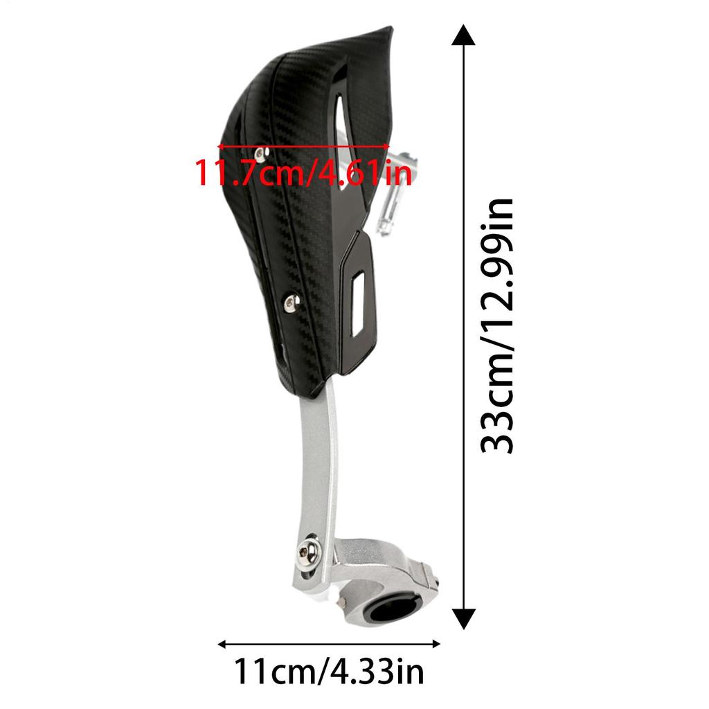 2 Pieces Motorcycle Hand Guards Handle Protector Accessories Modification Parts for Trail Riding Raining Weather Long Touring