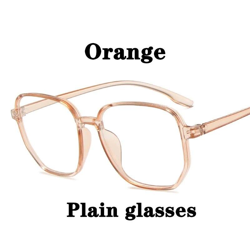 

Высококачественные очки унисекс в большой оправе, квадратные простые очки, оптические очки с защитой от синего света, компьютерные очки для женщин и мужчин