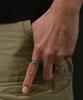 Blancier Layered Bm251R1052 Men'S Ring