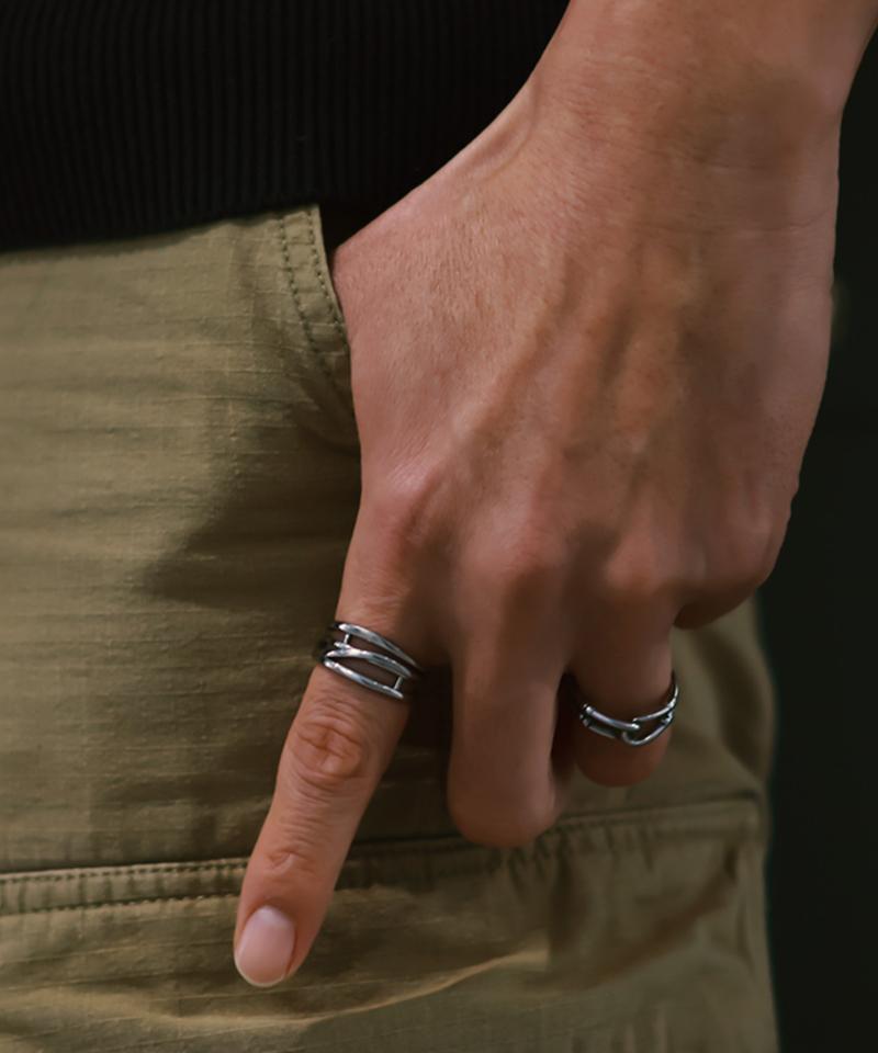 Blancier Layered Bm251R1052 Men'S Ring