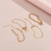 Meier European and American popular jewelry simple multi-layer metal chain OT buckle bracelet, bohemian fashion layered bracelet