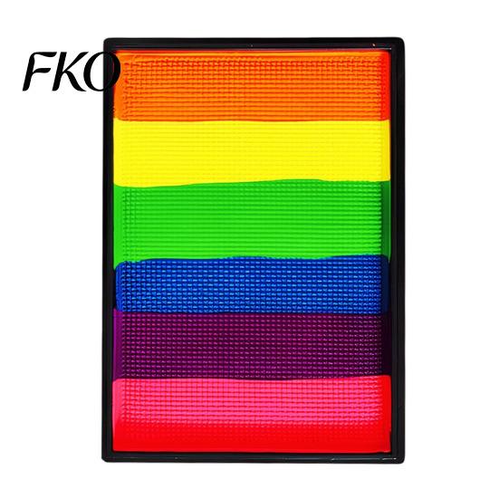 High Pigment Body Paint 50G Rainbow for Face Painting, Makeup Easy Blend Halloween Party Cosplay, Washable Kids Adults Performance