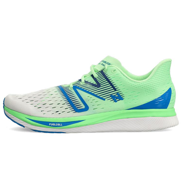 

New Balance FuelCell SuperComp Pacer Le White Green Blue MFCRRLW 43