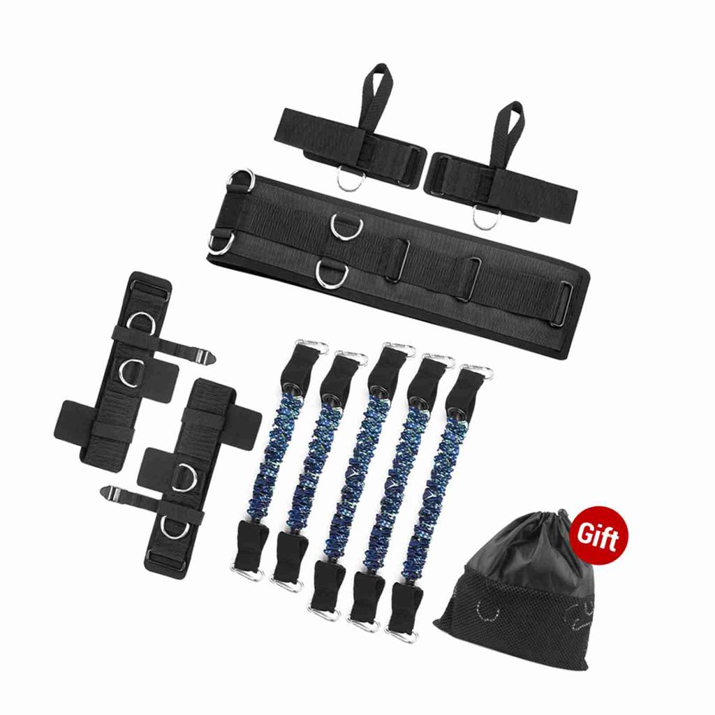 Boxing Resistance Bands Set Speed and Agility Resistance Trainer Bands for Boxing Muay Thai Karate Combat