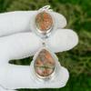 Natural Grass Garnet Gemstone Jewelry 925 Sterling Silver Pendant For Girls