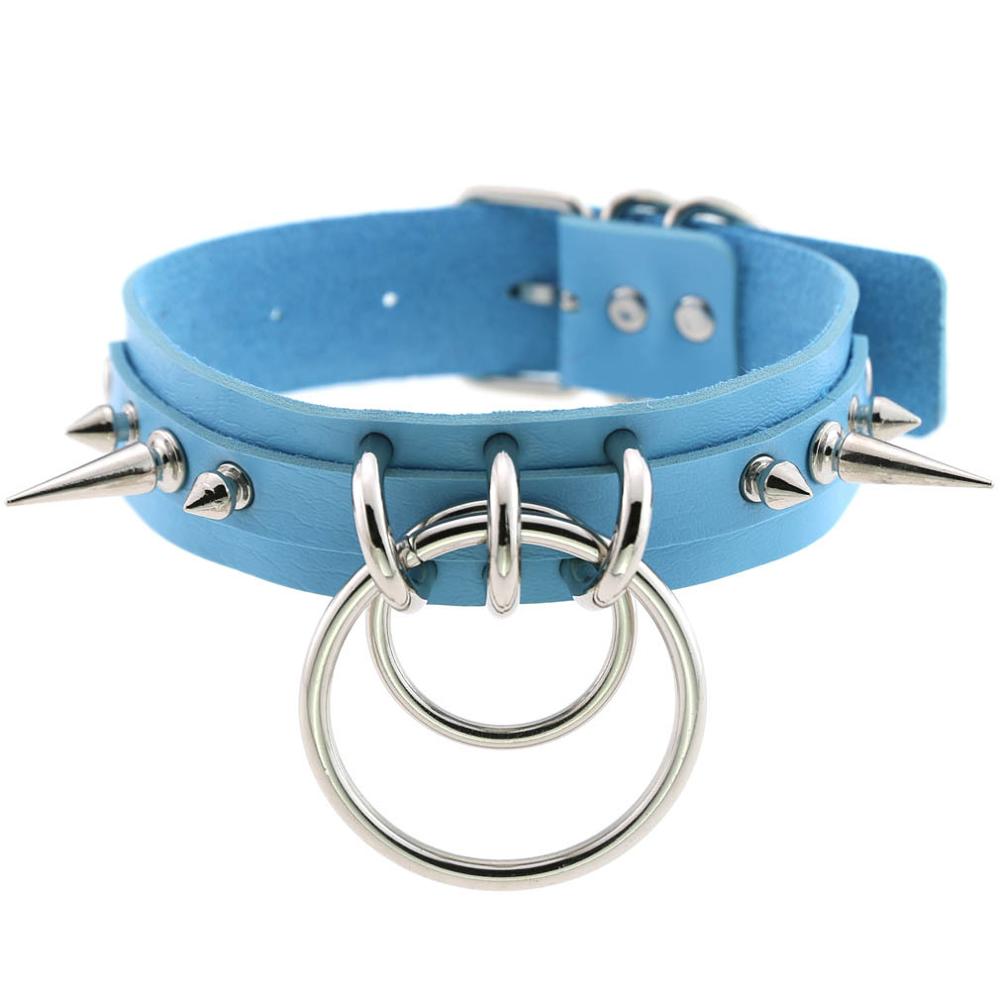 Spiked Choker For Women Men Punk Rock Collar Goth Fashion Necklaces  Leather Studded Choker Girls Harajuku Gothic Jewelry