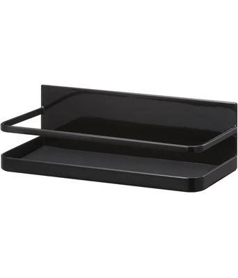 Yamazaki Jitsugyo Magnetic Spice Rack Black Approx. W24.5 X D11 X H8.5cm Tower Seasoning Rack Kitchen Storage 2523