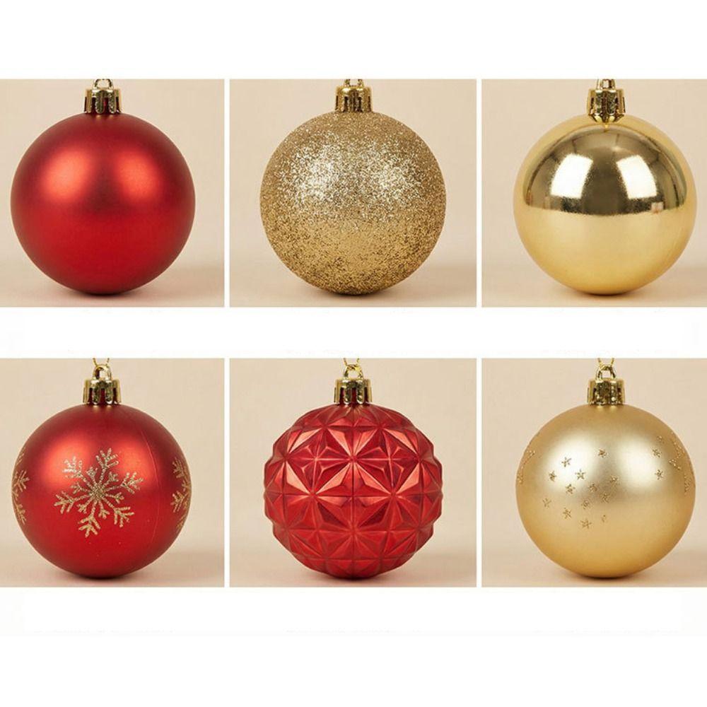 36PCS Hanging Design Xmas Tree Ornaments Tree Decor Set Christmas Pendent Ornaments For Home Decor