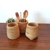 Handmade Autumn Vine Pen Holder Decorative Tea Ceremony Stationery Organizer For Makeup Brushes Writing Tools And Accessories
