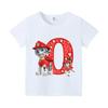 PAW Patrols Children Short Sleeve T-shirt Summer Kids Cartoon Printed Clothing Boy Casual Cotton Tee Girl Anime Cute Tops Gifts