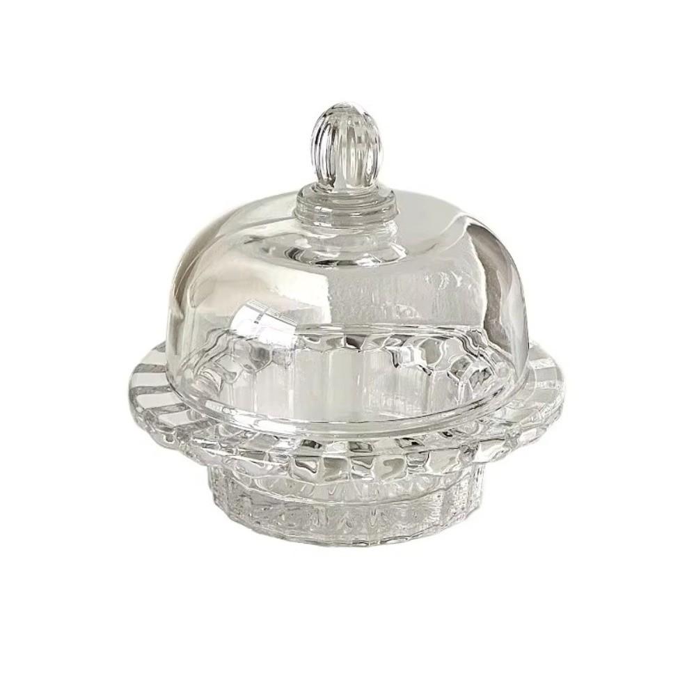 European-Style Dessert Bowl Exquisite Small Soup Bowl Multi-Purpose Tremella Glass Bowl Home Use