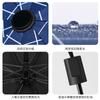 Vinyl sunscreen umbrella Folding sun umbrella Anti-ultraviolet garden parasol Sunshine and rain children's dual-purpose umbrella