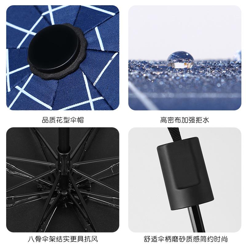 Vinyl sunscreen umbrella Folding sun umbrella Anti-ultraviolet garden parasol Sunshine and rain children's dual-purpose umbrella