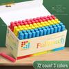 HAGOROMO Dust-Proof Colored Chalk for Kids and Teachers