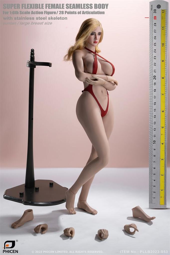 Toy Hobby Scale Action Figure PHICEN Santa Sexy Junior Beautiful Super Flexible Seamless Large Bikini European and American Beautiful Female Bikini