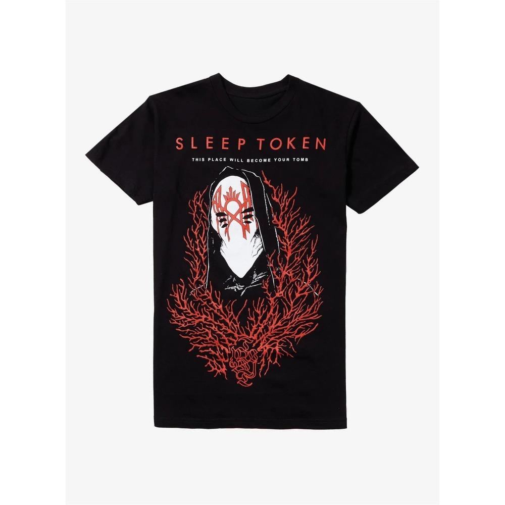 

2025 SS S-sleep Tokens Metal Band бавовняна футболка унісекс чоловіки жінки літо негабаритні короткий рукав повсякденні вінтажна мода ретро футболка XL