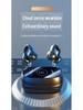 M47 Wireless Bluetooth HD Clip-On Headset - Soft Silicone, Non-In-Ear, Long-Lasting Battery