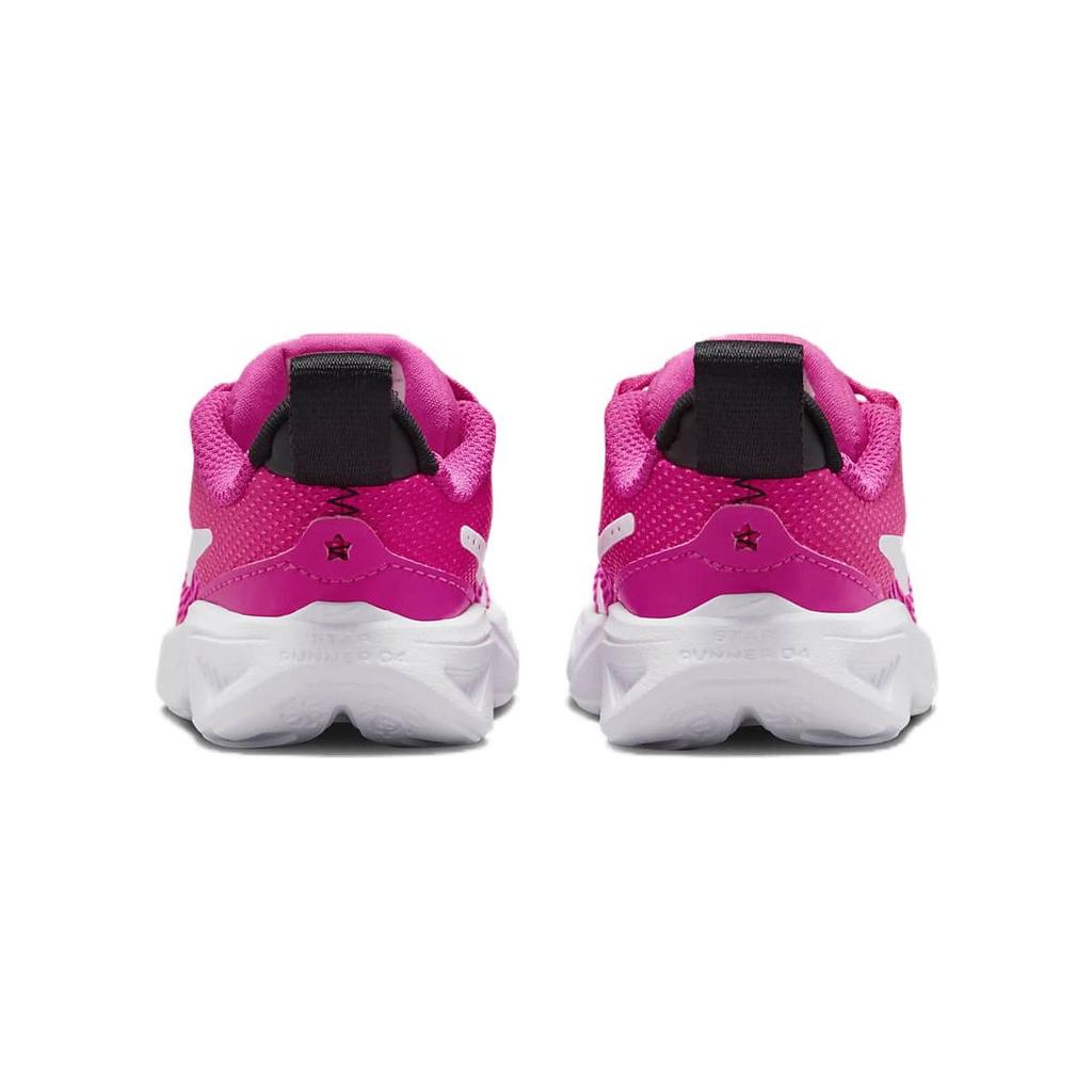 Nike Star Runner 4 TD Fierce Pink Baby Sneakers Black Playful-Pink White DX7616-601