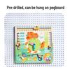 Dinosaur Theme Wooden Cognitive Calendar Clock for Early Education