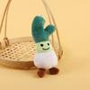 British Jelly Fun Vegetable Plush Toy Sports Ice Hockey Eggplant Pendant Boutique Plush Key Small Pendant