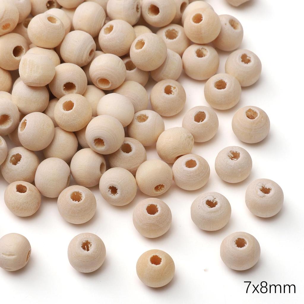 Multistyle Paulownia Wood Beads for DIY Bracelets & Necklaces: Handmade Accessories & Loose Beads