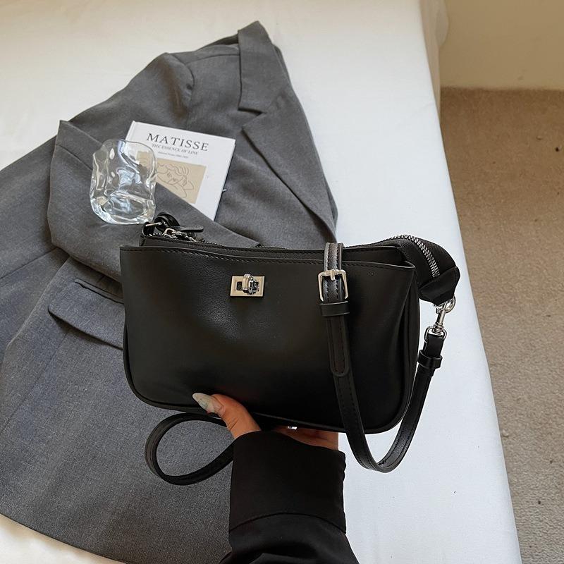 Popular fashion high-end commuter style women's casual armpit bag versatile light luxury textured shoulder bag
