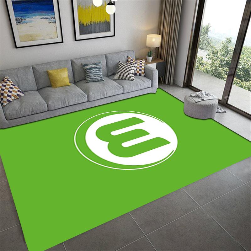 Nuovo Tappeto VfL Wolfsburg 2025 per Soggiorno Camera da Letto Casa Decorazione Divano, Tappetino Antiscivolo per Giochi Bambini100