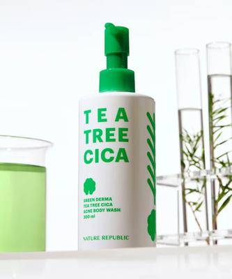 Green Derma Tea Tree Cica Acne Body Wash 300ml