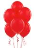 Pastel Balloons 11 Inches, 25 Pcs, Red