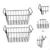 2 Pieces Deep Freezer Steel Wire Baskets Refrigerator Basket Practical