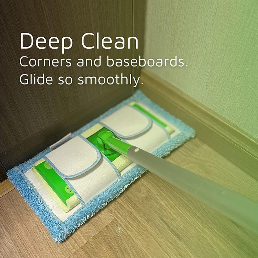 Detachable Floor Mop Pad Microfiber Scouring Pads New Replaceable Mop Cloth For Swiffer Sweeper