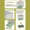 Stainless Steel Folding Bird Cage Portable Travel Carriers Easy Transportation Cage For Small Pet Outdoor Use P9YB