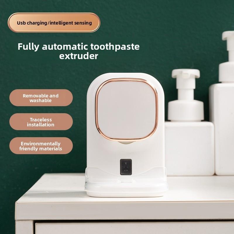 Automatic Toothpaste Dispenser Wall Mount With Infrared Sensor For Bathroom Convenience