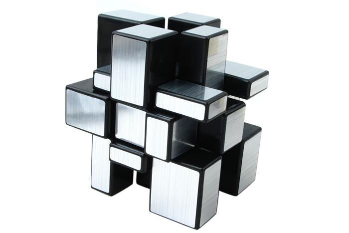 Cube 3x3 Miroir Réfléchissant - Puzzle Métallique Version Non Magnétique
