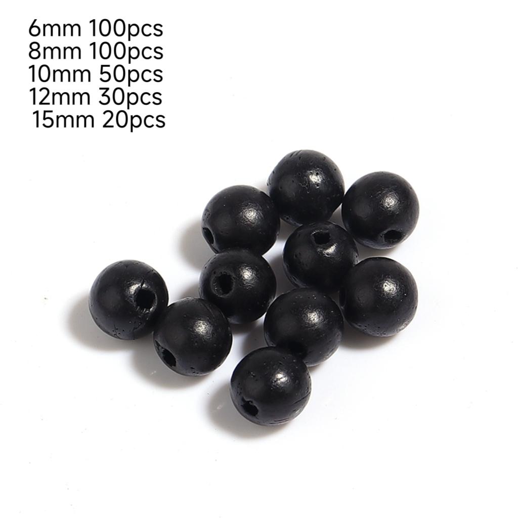 Louleur Natural Wooden Beads for Jewelry Making Necklace Charms Bead for DIY Crafts Making Bracelet Accessories Wholesale