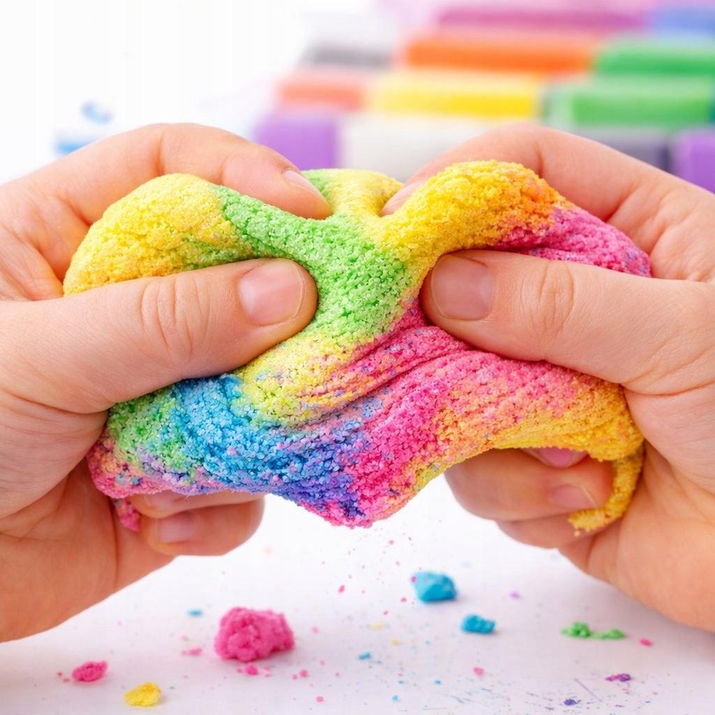 Foam Plasticine 12 Colors Sensory For Children