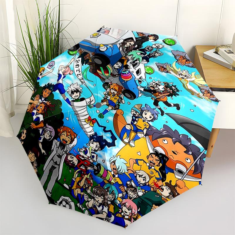 

1pc Haikyuu!! Kuroo Tetsurou Outdoor Umbrella - Automatic Opening/Closing, Portable 3-Fold Design with 8-Bone Iron Frame - Perfect Gift for Fans, Trav