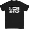 Eat Sleep Chess Repeat T-Shirt Funny Hobby Humor Board Game Tee
