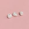 S999 Sterling Silver Good Luck Spacer Beads for DIY Crystal Bracelet or Necklace - Irregular Shape Rope Accessories