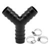 Multifuntional Various Outlet Laundry Drain Connector Y Shaped Splitter Plastic Texture Suitable for  Efficient Drainage