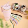 Reusable Press Replacement Straws Large Diameter Straw Press In Straw  for Water Bottle Accessories