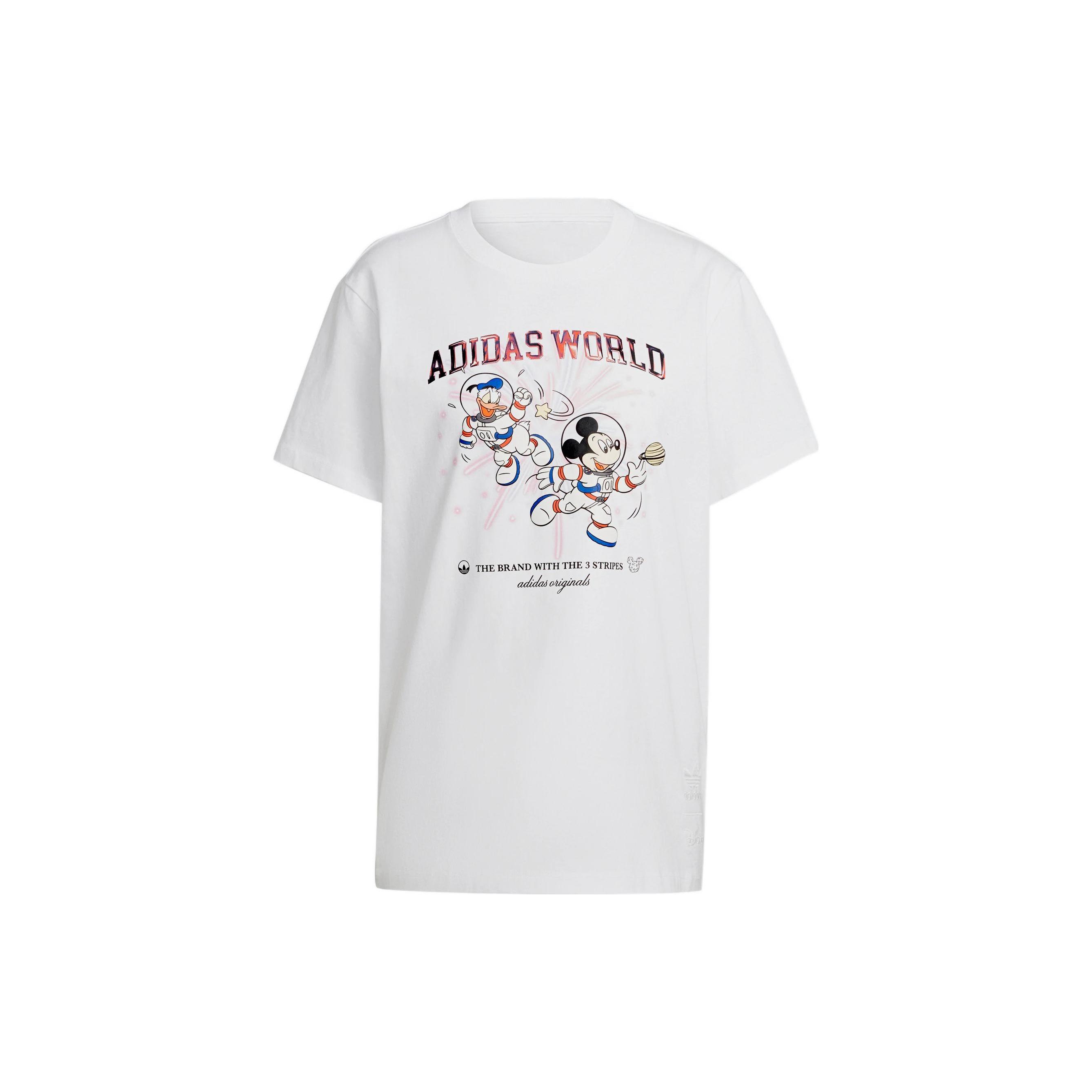 (WMNS) adidas x Disney Graphic T-Shirt Asia Sizing White Women s HL9051 S