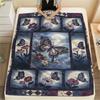Butterfly Decoration Print Flannel Blanket, High Quality Comfortable for All Seasons, Home Decor, Warmth and Comfort, Perfect for Christmas Gifts33